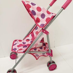 New Doll Stroller (Polka Dot)